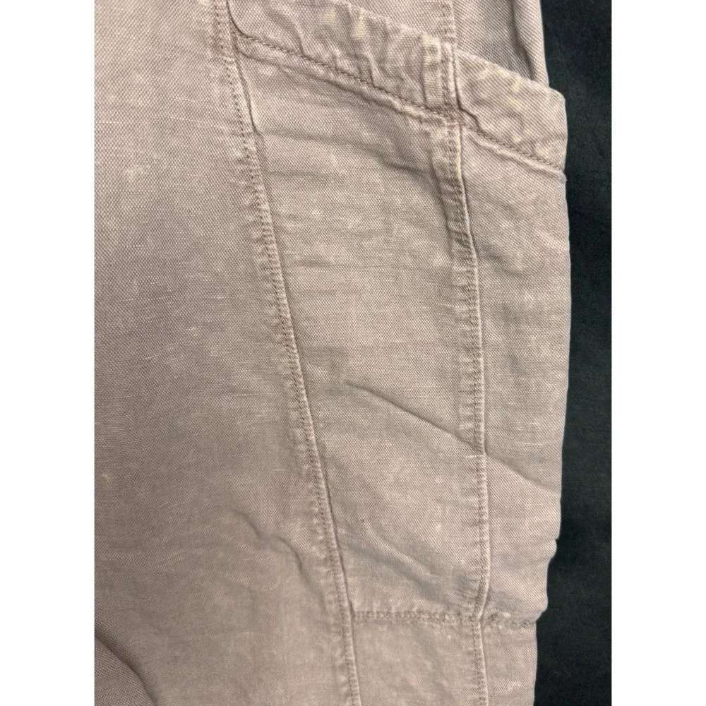 Free People‎ Kyoto Cargo Pants 4 Boho Harem Tapered Belted UTILITARIAN NWT